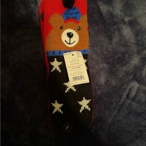 Adorable Bear Knit Slippers
